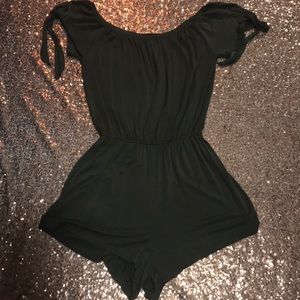 Olive green romper